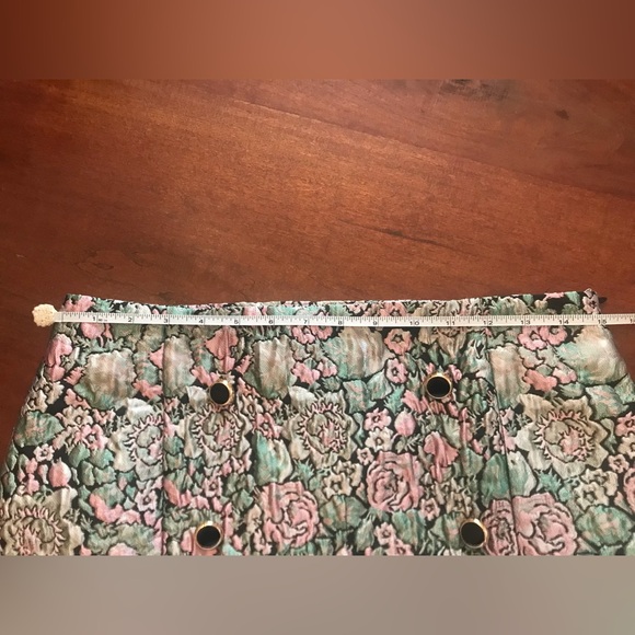 NWT Abbey Glass Jessica Brocade Short Skirt Medium - Picture 9 of 9